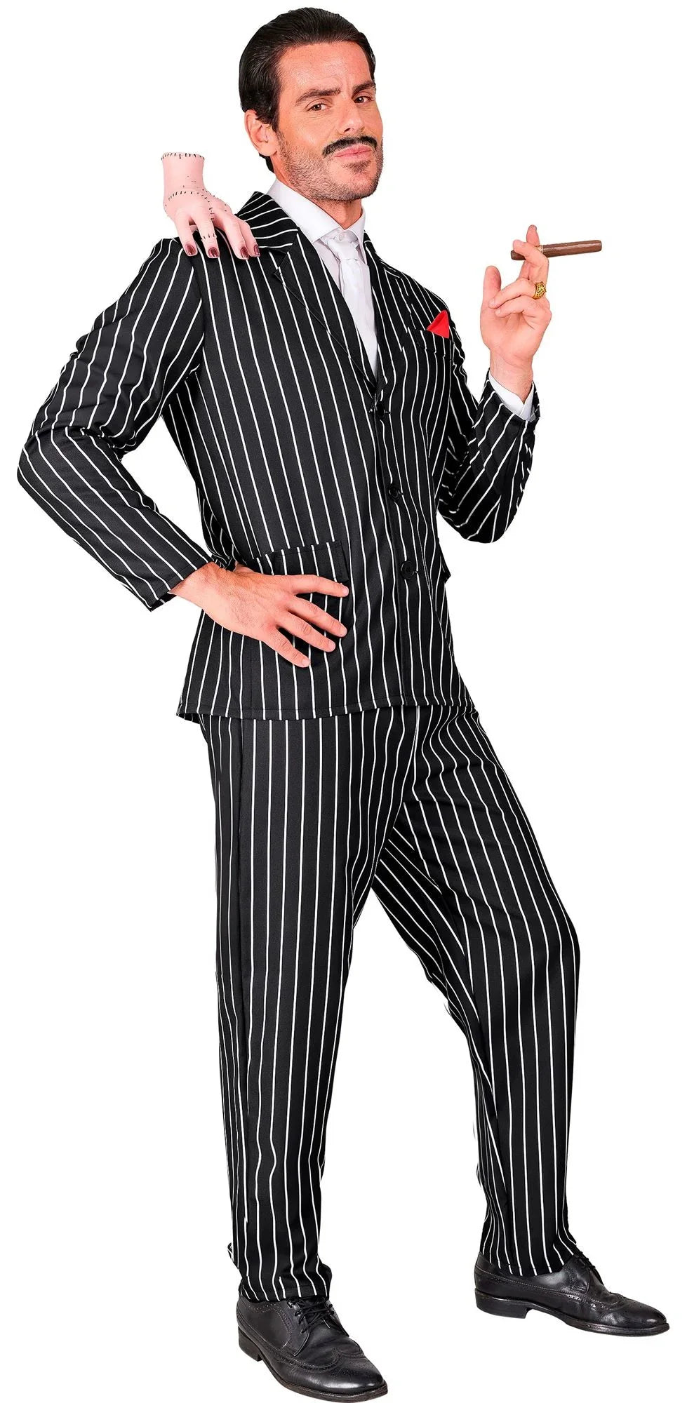 Disfraz de Gangster Negro para Hombre Gánster y Mafioso Widmann